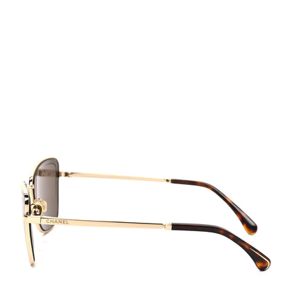 Chanel Metal Cat Eye Sunglasses 4267 Brown 3 of 6