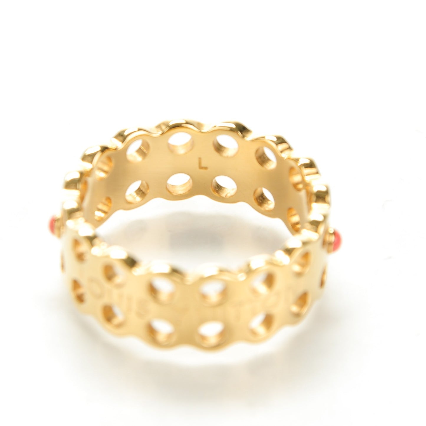 Hide and Seek Ring L Gold