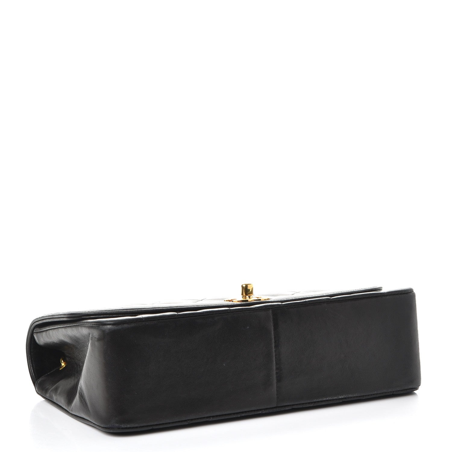 Chanel Lambskin Quilted Medium Single Flap Black 4 of 8