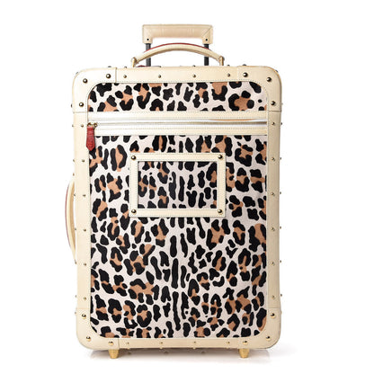 Valentino Garavani Calf Hair Leopard Print Rolling Luggage 1 of 34