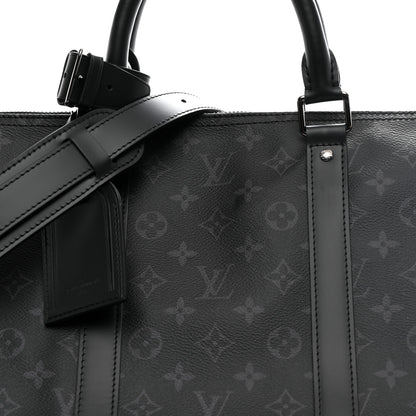 Louis Vuitton Monogram Eclipse Keepall Bandouliere 55 6 of 8