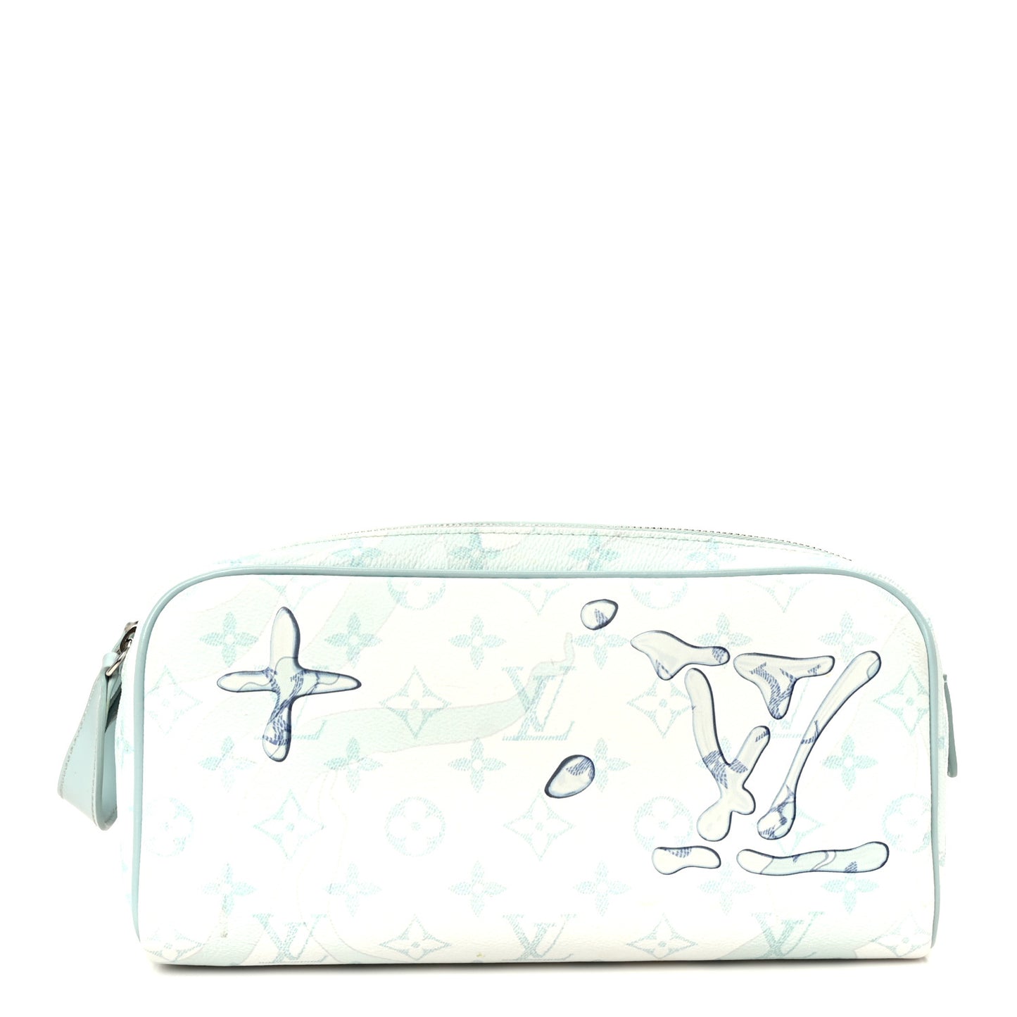 Monogram Aquagarden Dopp Kit Toilet Pouch Crystal Blue
