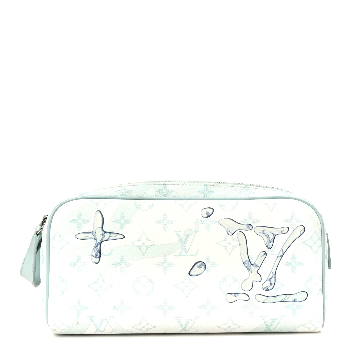Louis Vuitton Monogram Aquagarden Dopp Kit Toilet Pouch Crystal Blue 1 of 8