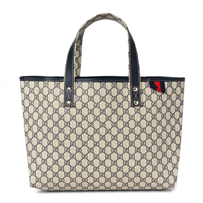 Gucci GG Plus Monogram Medium Signature Web Loop Tote Navy 1 of 9