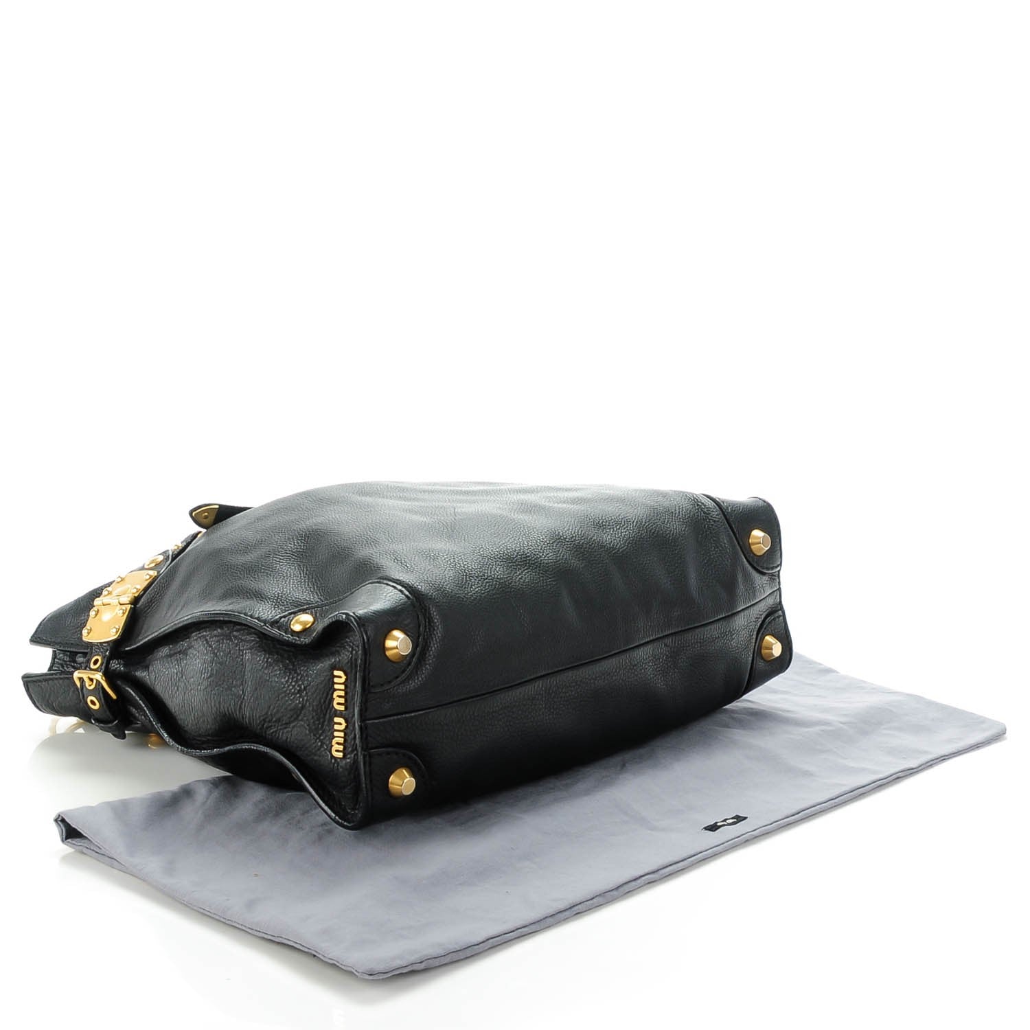 Miu Miu Soft Calf Hobo Nero Black 4 of 7