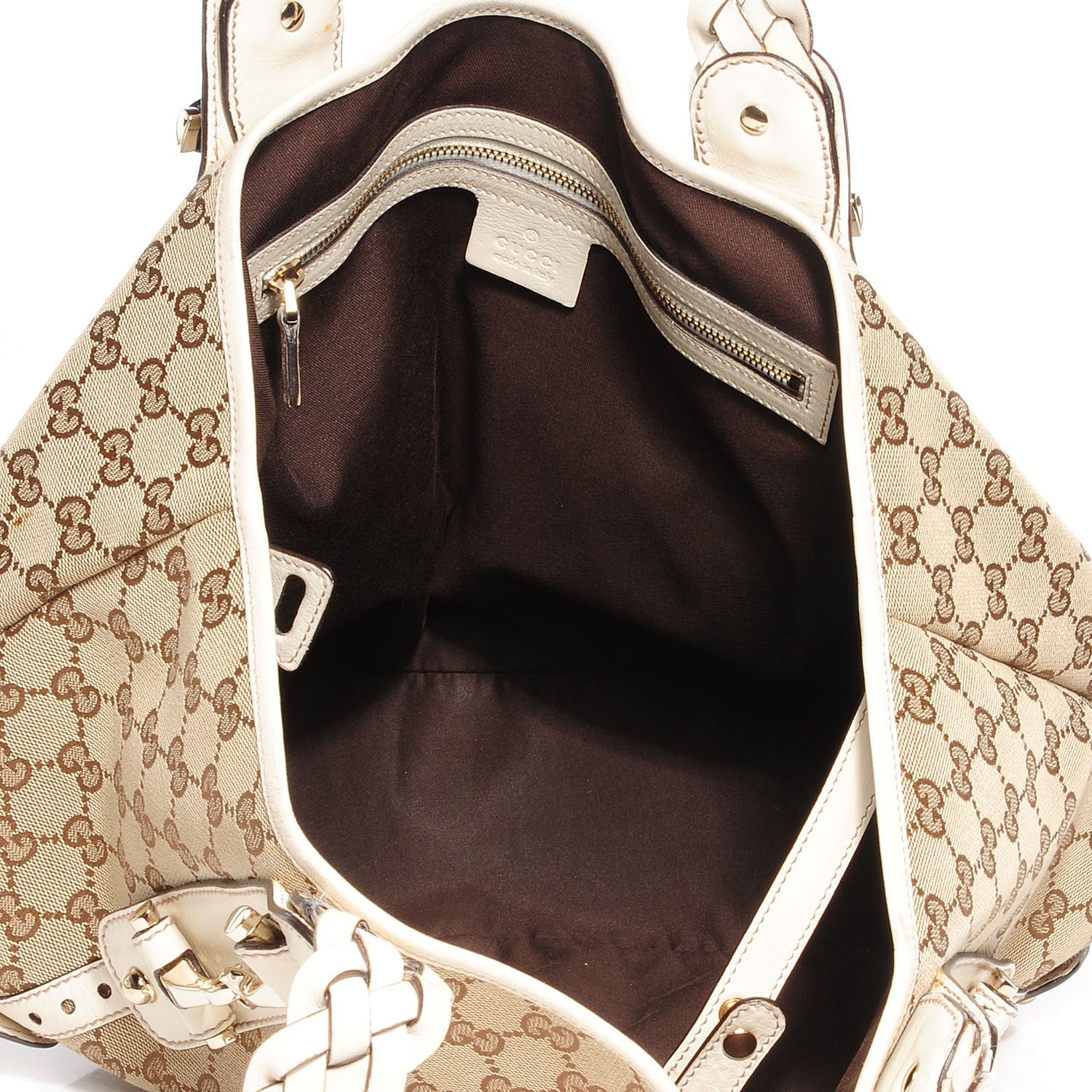 Gucci Monogram Small Pelham Shoulder Bag Off White 9 of 9