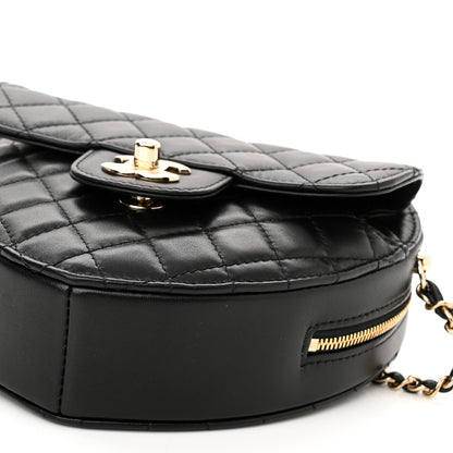 Chanel Lambskin Quilted CC In Love Heart Bag Black 10 of 10