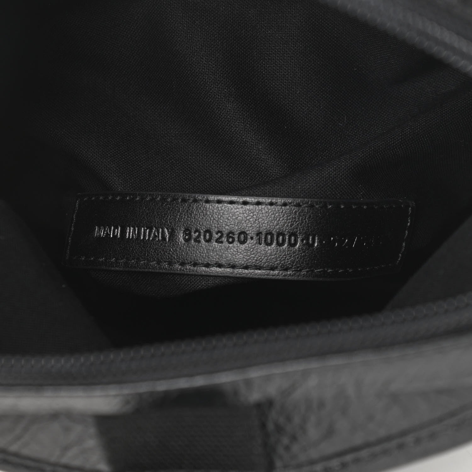 Balenciaga Agneau Logo Explorer Crossbody Messenger Bag Black 7 of 10