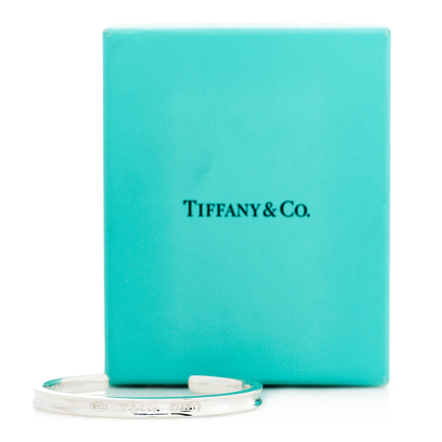 Sterling Silver Narrow 1837 Cuff Bracelet