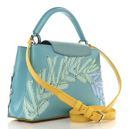 Louis Vuitton Calfskin Lizard Artycapucines Tschabalala Self PM Multicolor 2 of 10