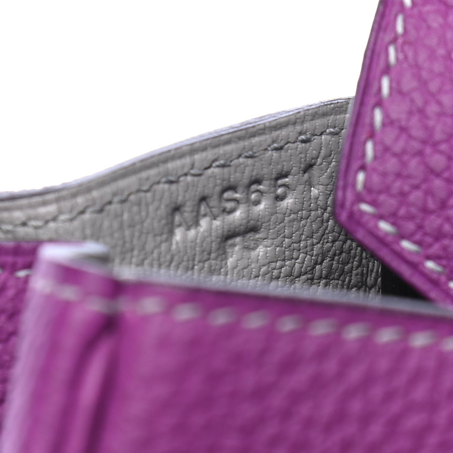 Togo Horseshoe Birkin 30 Anemone Gris Mouette