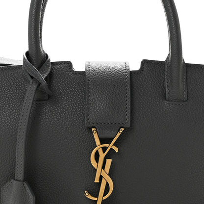 Saint Laurent Calfskin Baby Monogram Downtown Cabas Pebble 8 of 13