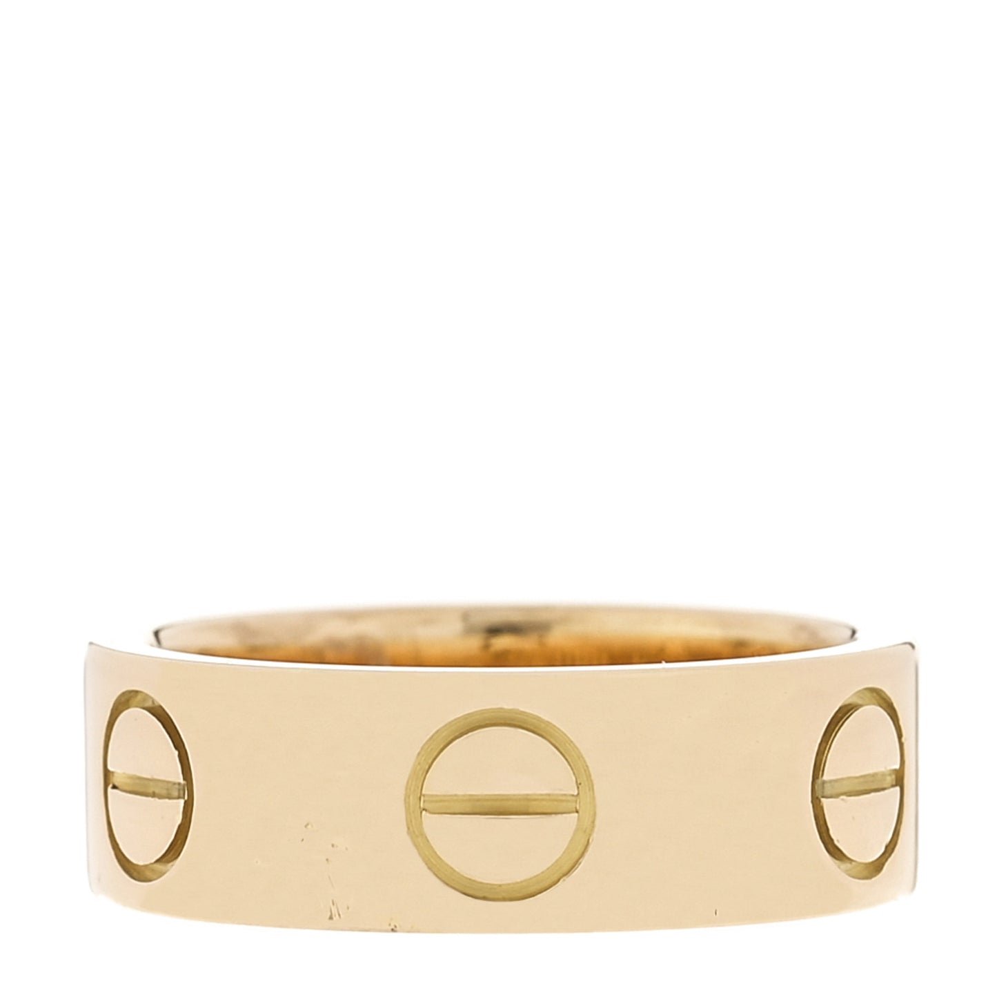 18K Yellow Gold 5.5mm LOVE Ring 46 3.75