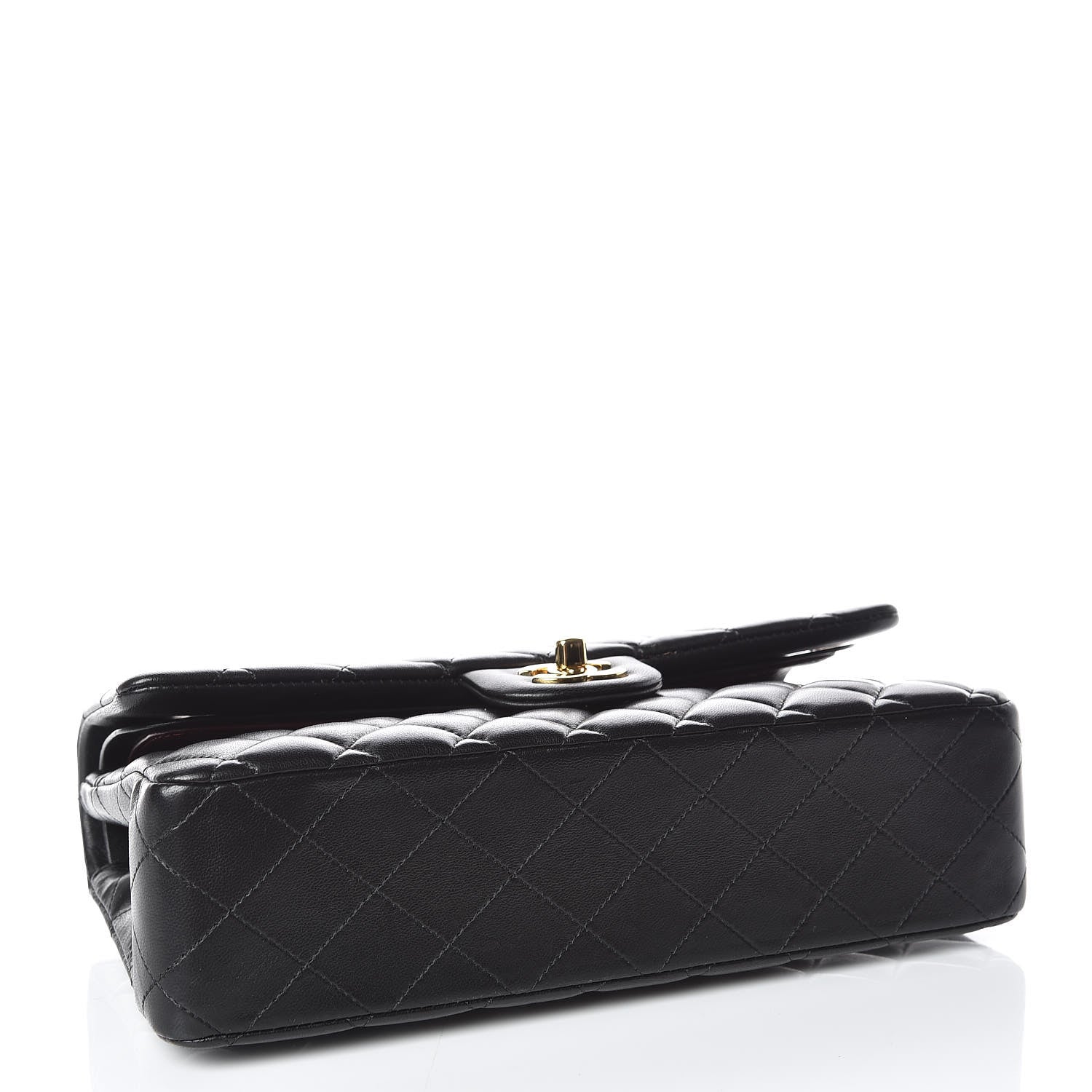 Chanel Lambskin Quilted Medium Double Flap Black 4 of 10