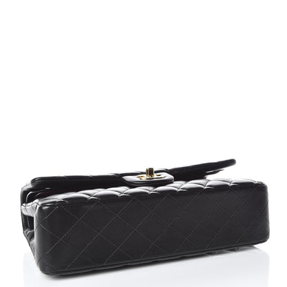 Chanel Lambskin Quilted Medium Double Flap Black 4 of 10