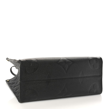 Louis Vuitton Empreinte Monogram Giant Onthego MM Black 4 of 8