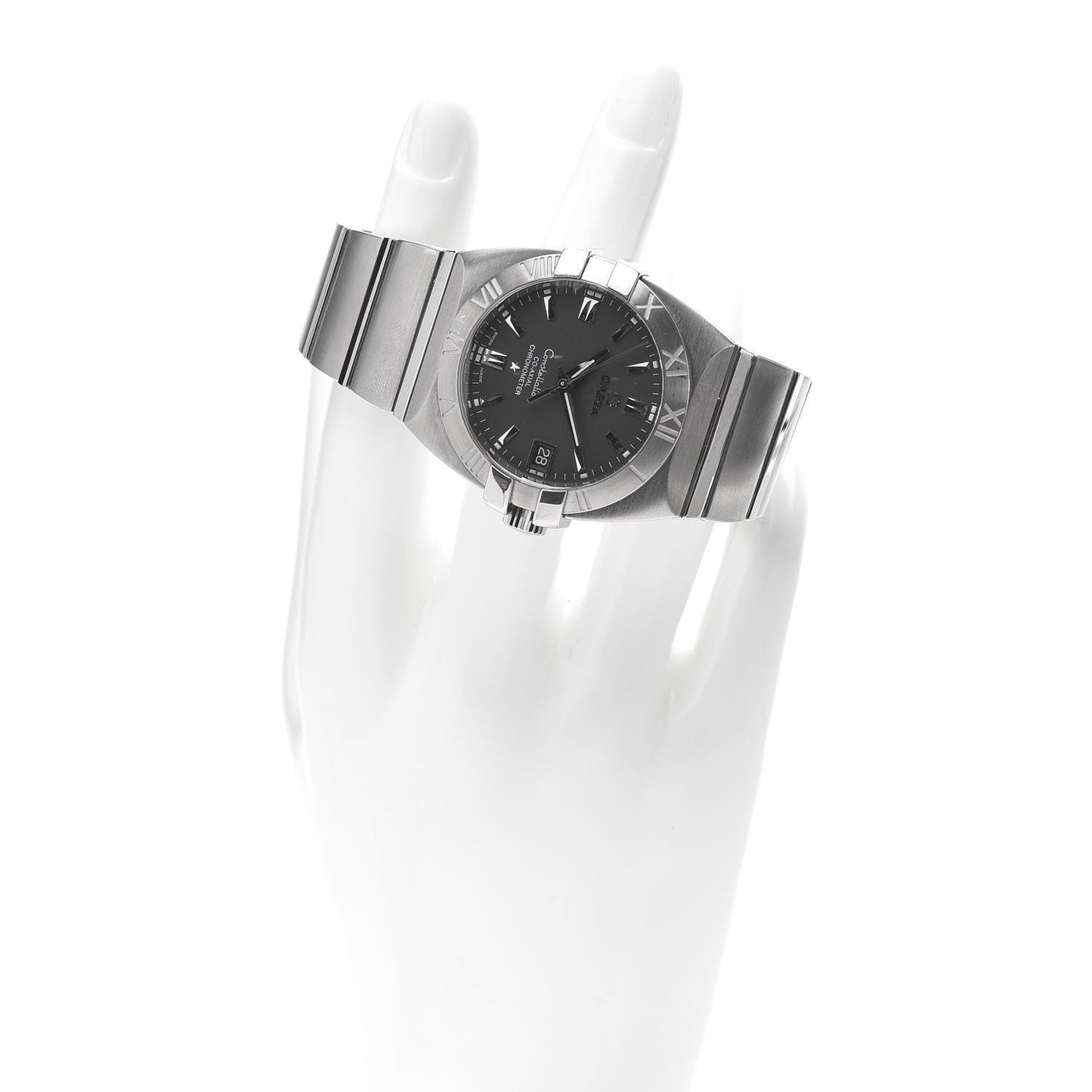 Stainless Steel 35mm Constellation Double Eagle Automatic Watch Black 1501.51