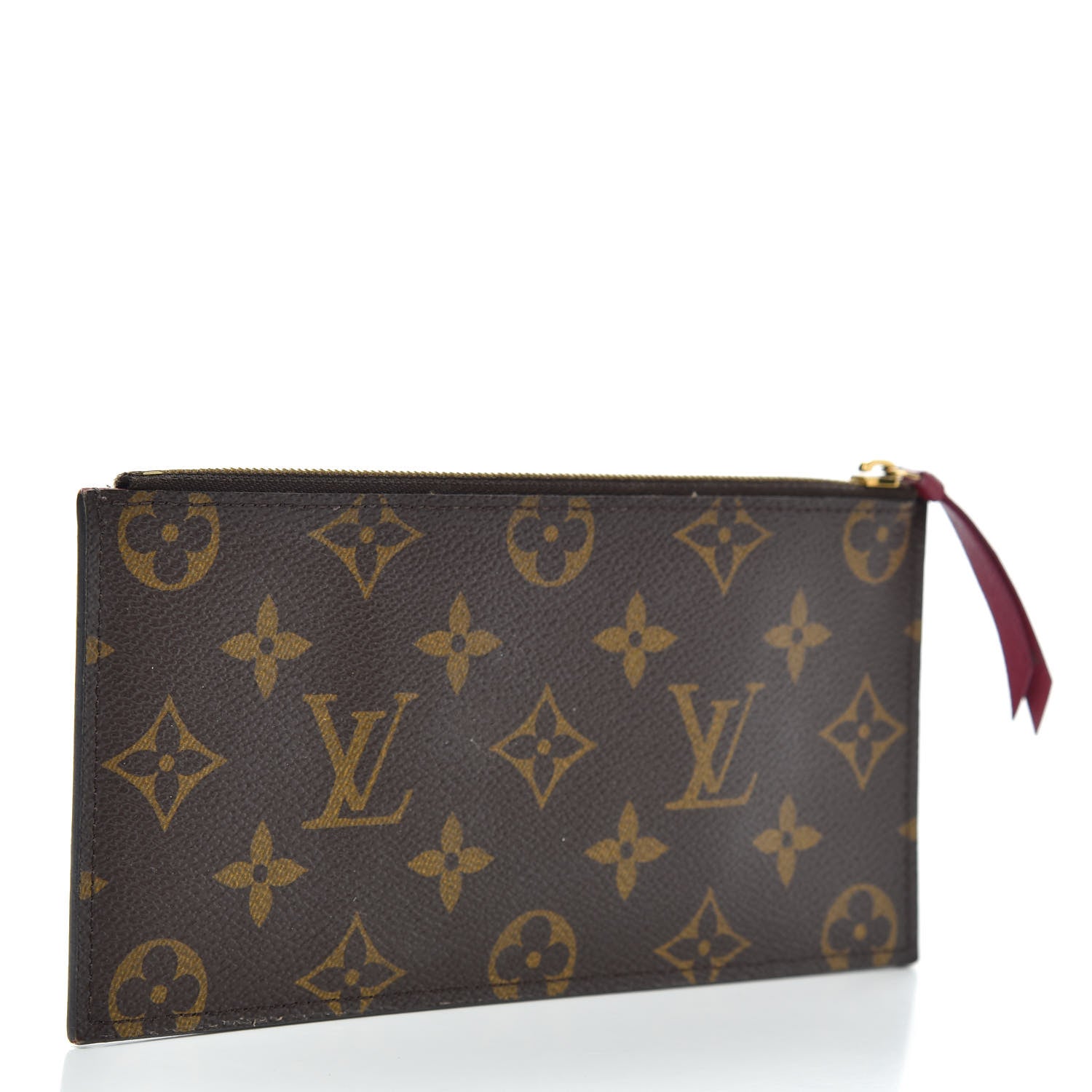 Louis Vuitton Monogram Felicie Chain Wallet Zippered Insert Fuchsia 3 of 8