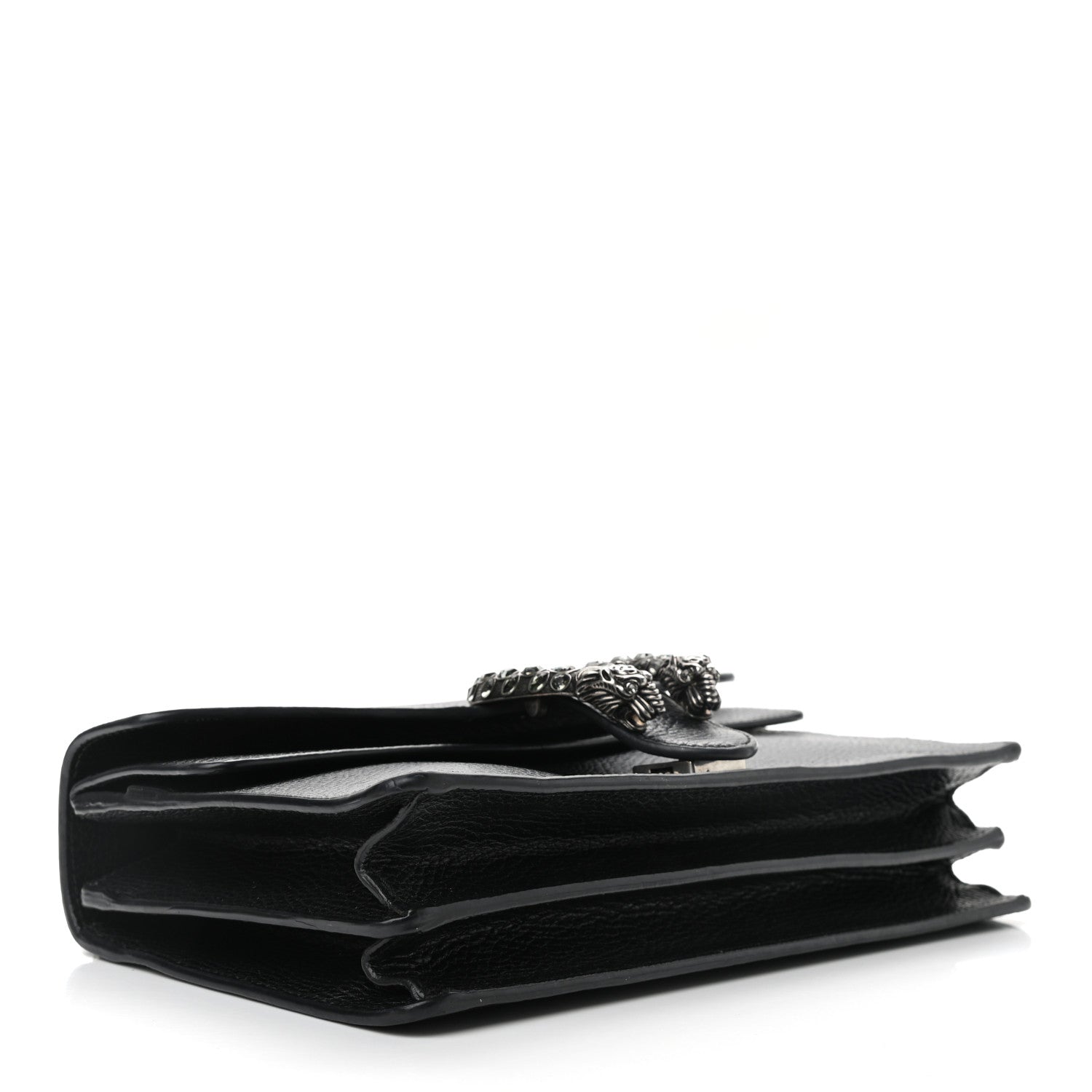 Gucci Pebbled Calfskin Small Dionysus Shoulder Bag Black 4 of 10