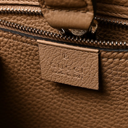 Gucci Soft Calfskin Small Jackie Top Handle Bag Taupe 6 of 10