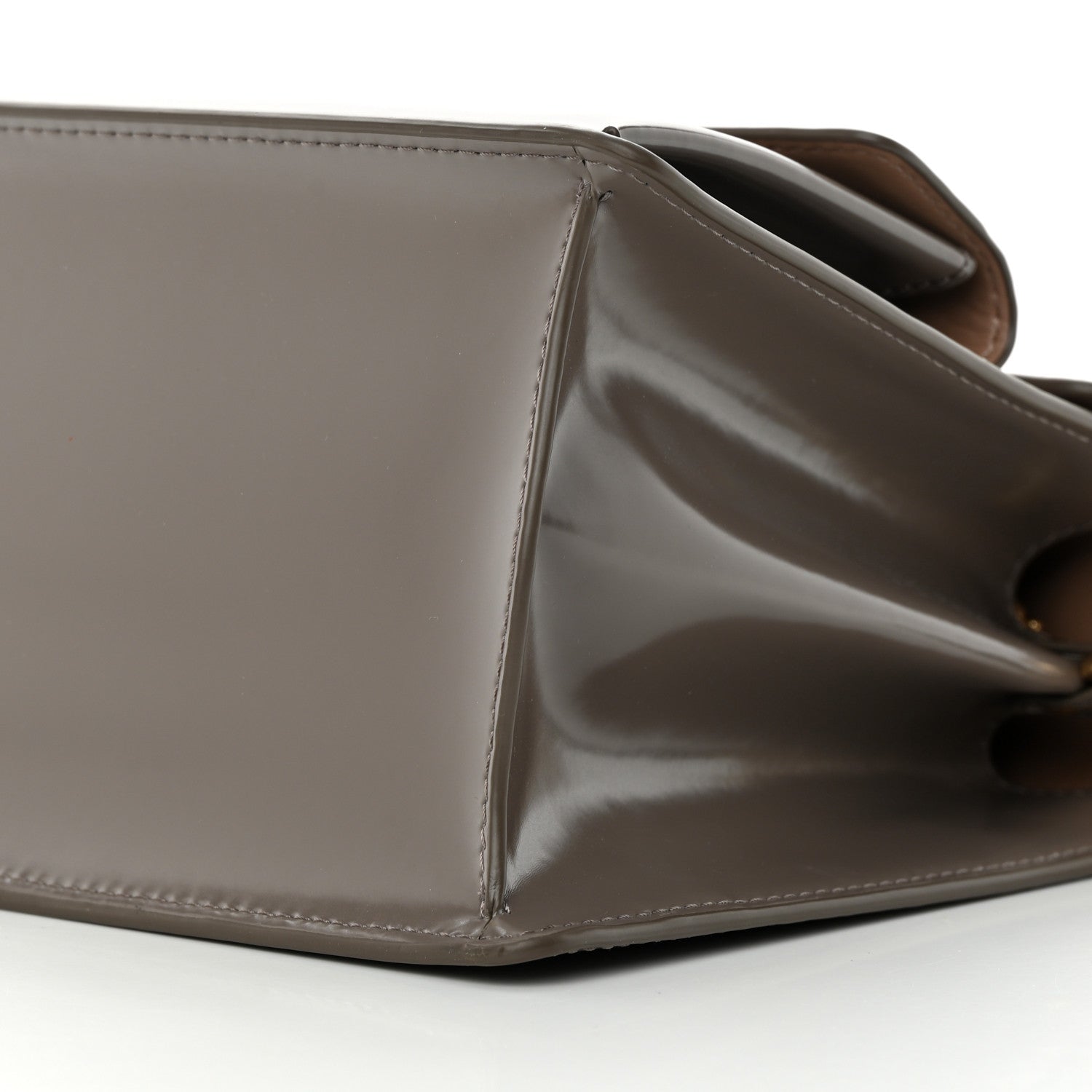 Marc Jacobs Shiny Calfskin Uptown Shoulder Bag Iron 10 of 11