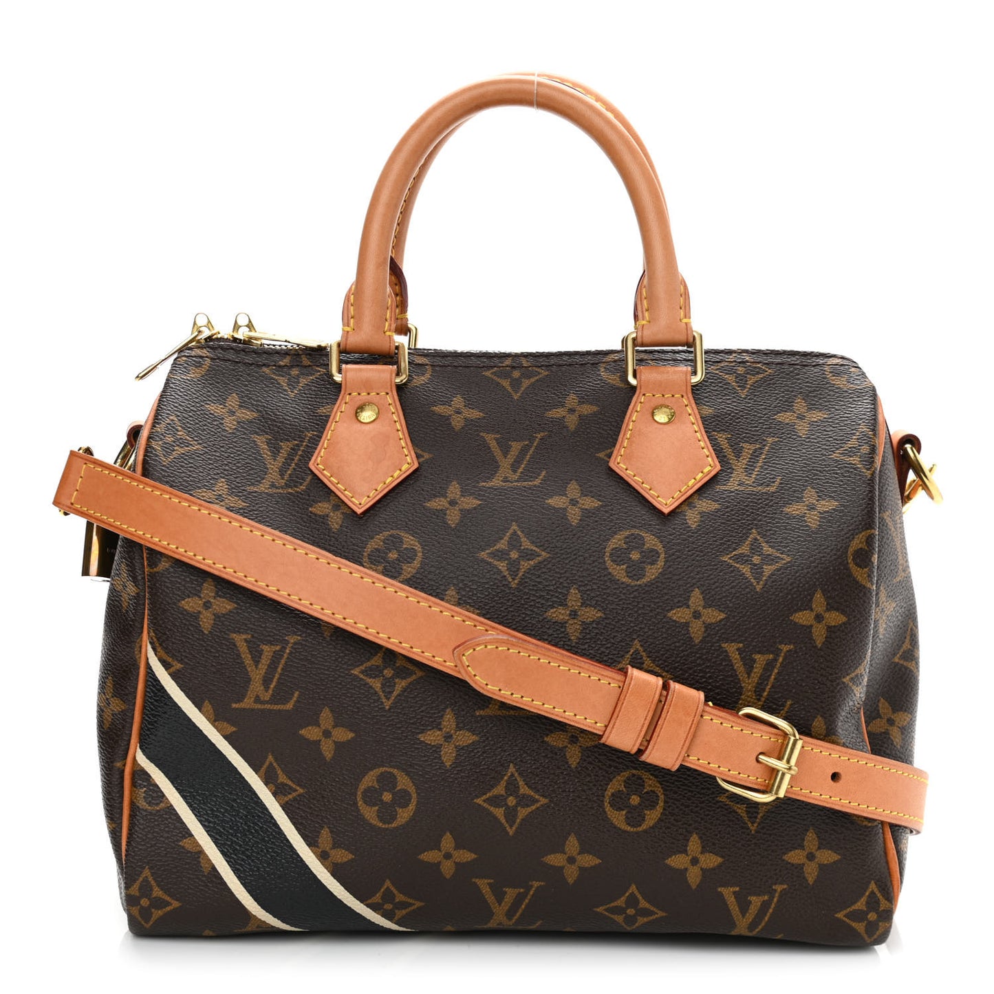 Monogram My LV Heritage Speedy Bandouliere 25 Black Ivory