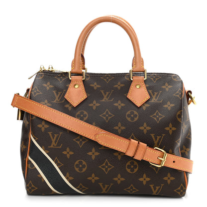 Louis Vuitton Monogram My LV Heritage Speedy Bandouliere 25 Black Ivory 1 of 12