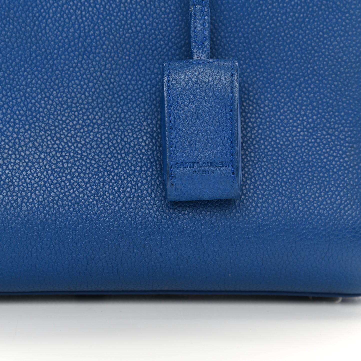 Grained Calfskin Nano Sac De Jour Royal Blue