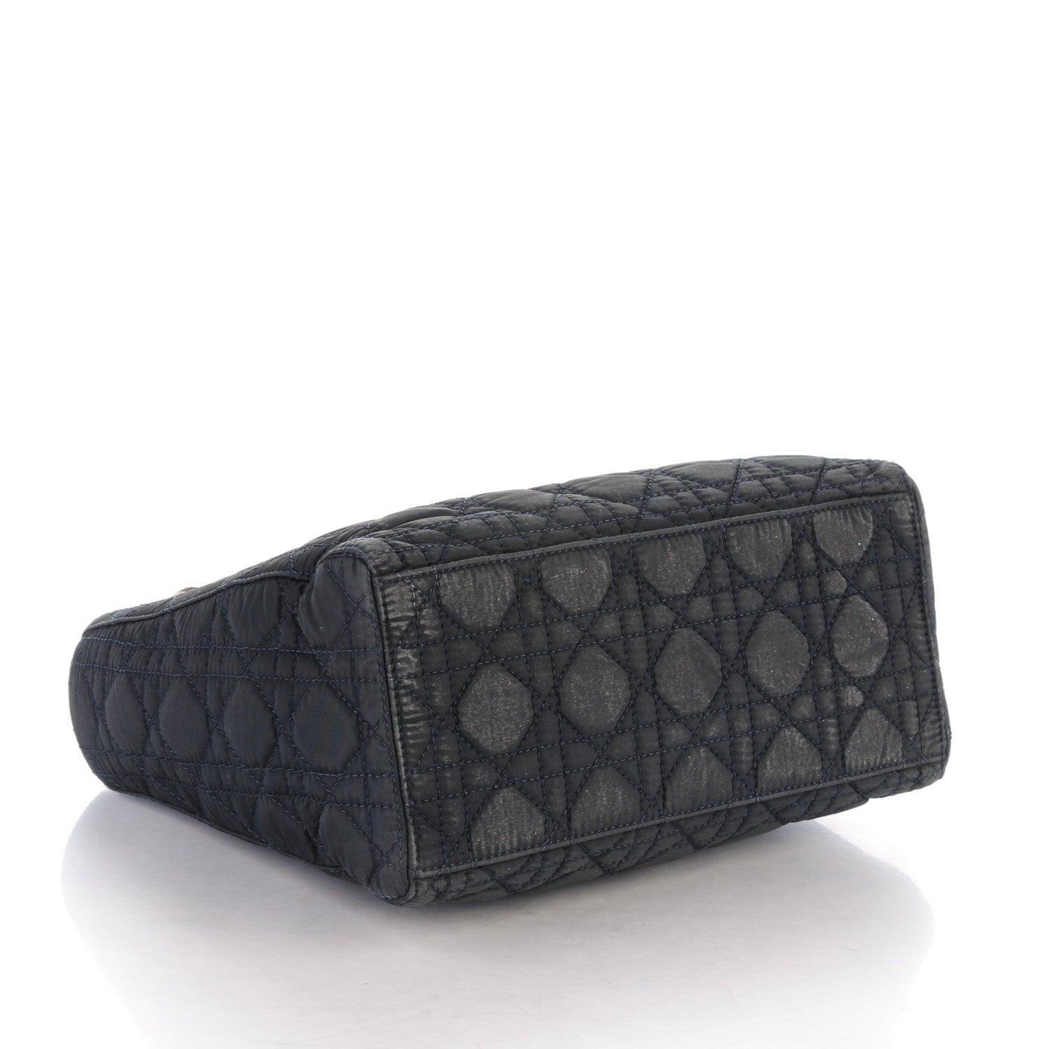 Christian Dior Nylon Cannage Medium Lady Dior Navy 4 of 8