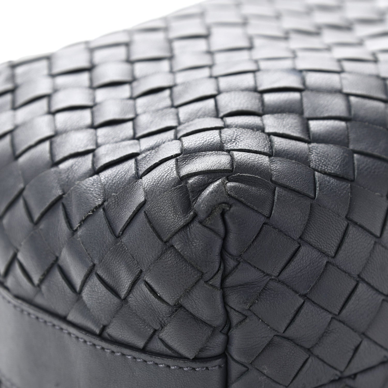 Bottega Veneta Nappa Intrecciato Large Cosmetic Case Ebano 11 of 19