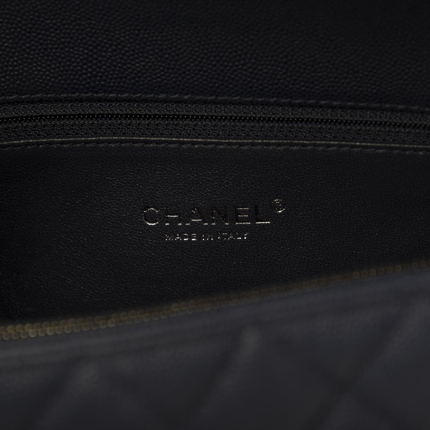 Caviar Lizard Quilted Small Coco Handle Flap Navy