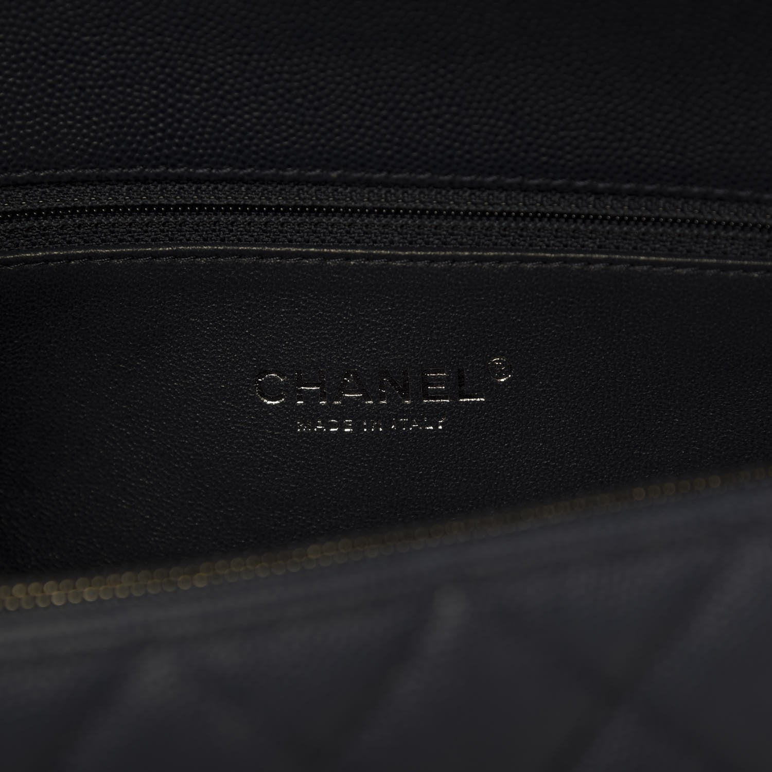 Chanel Caviar Lizard Quilted Small Coco Handle Flap Navy 8 of 10