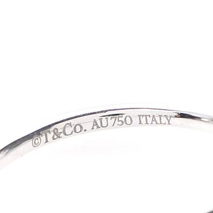 Tiffany 18K White Gold Ruby T Wire Ring 53 6.5 4 of 5