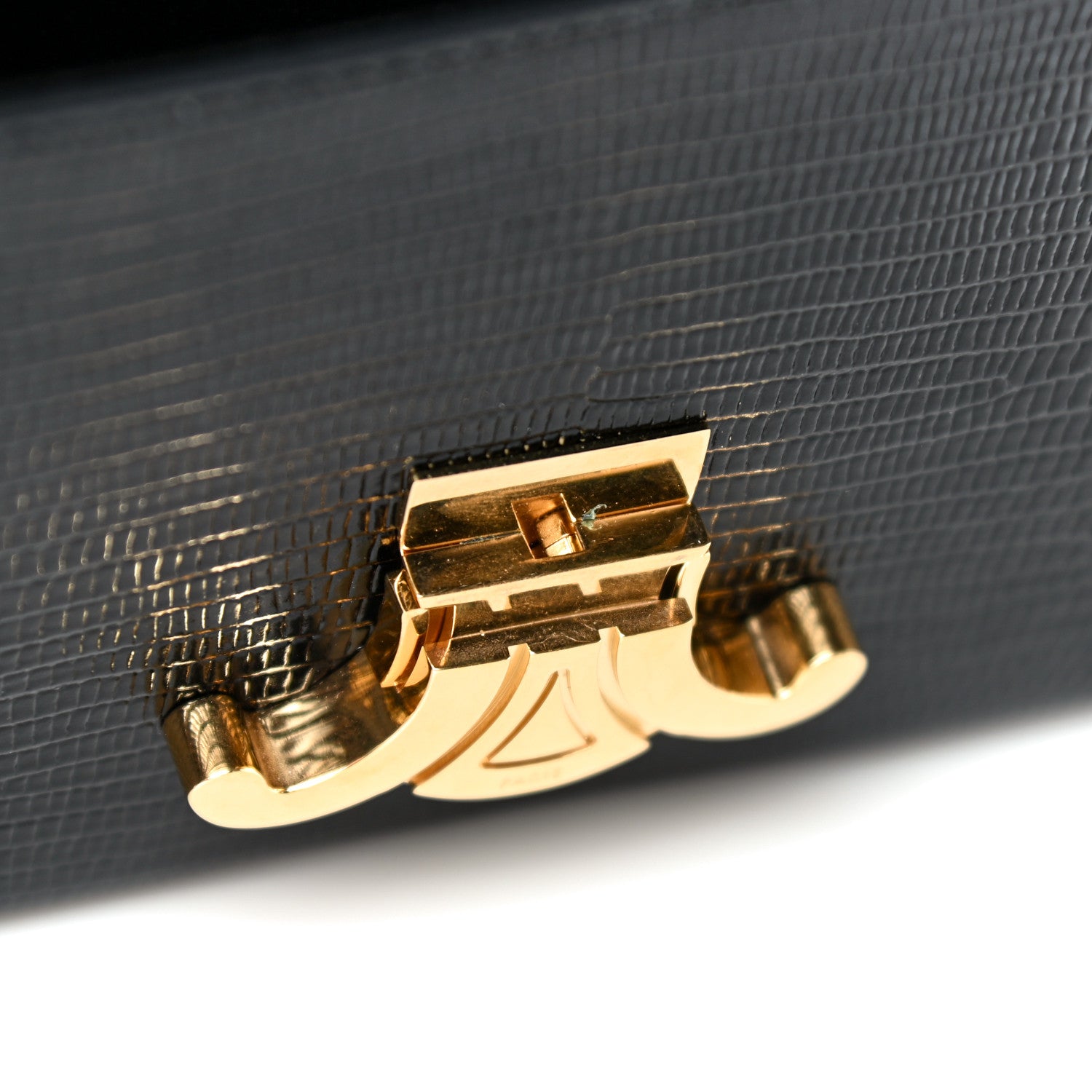 Celine Lizard Mini Triomphe Black 11 of 12