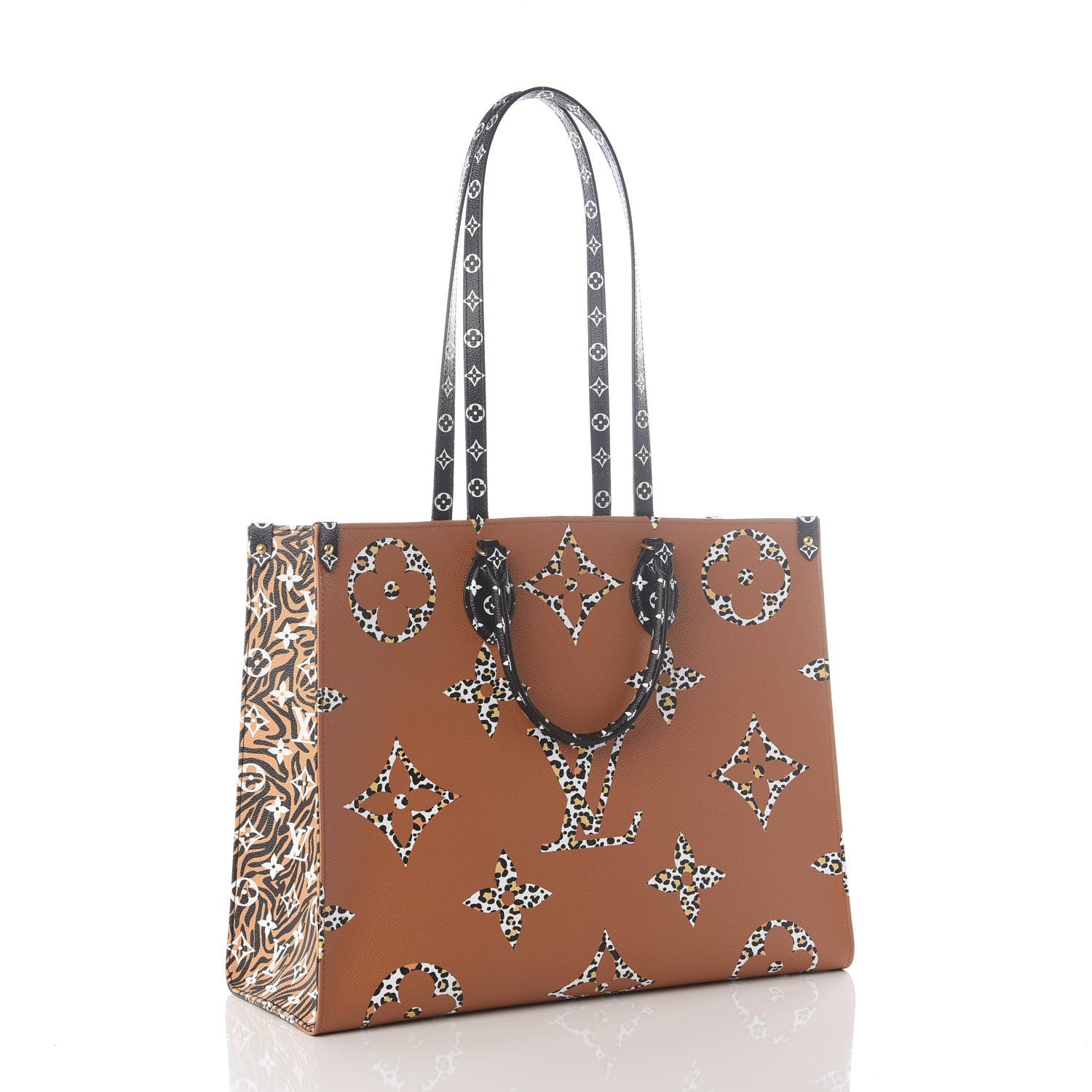 Louis Vuitton Monogram Giant Jungle Onthego GM Black 2 of 9