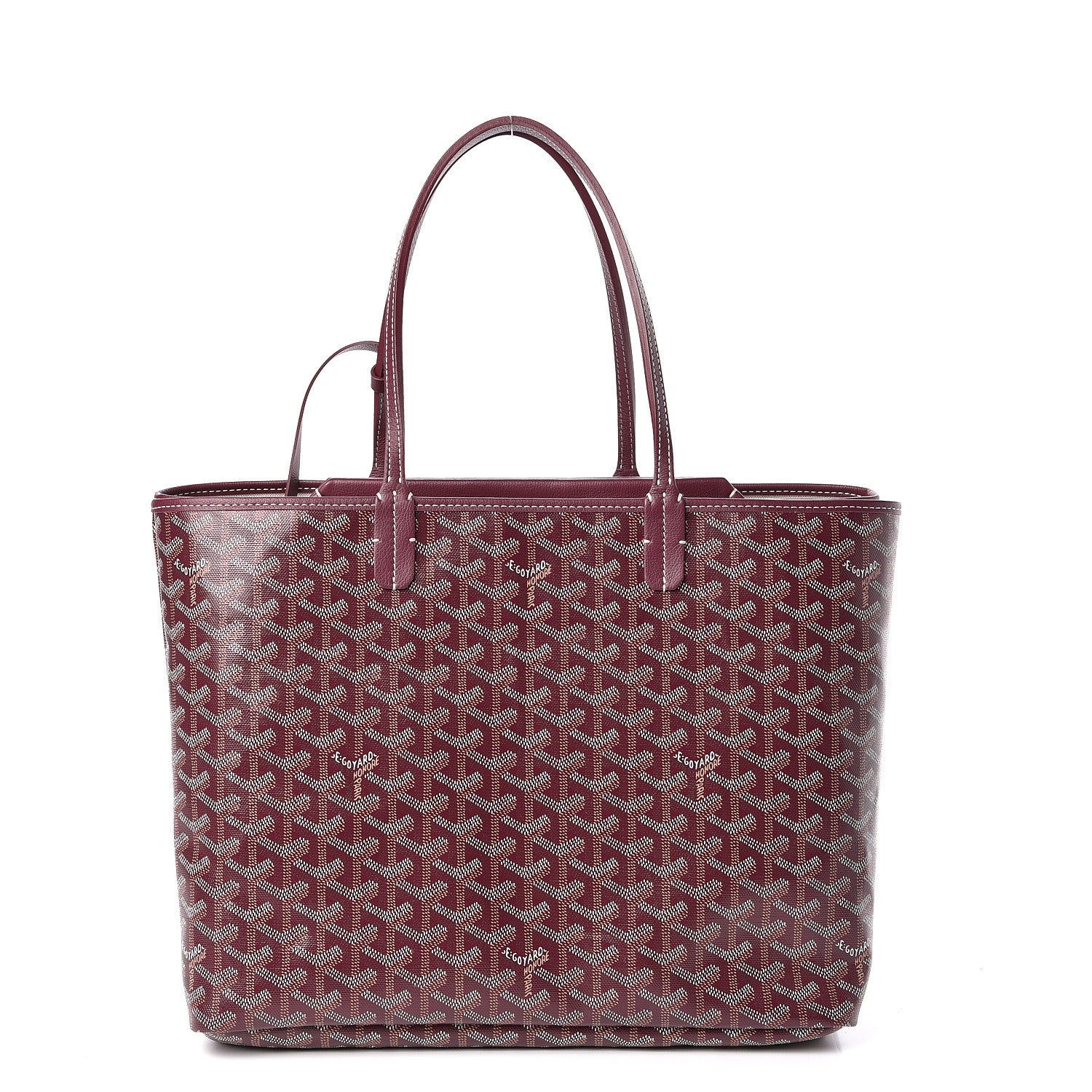 Goyard Goyardine Isabelle Tote Burgundy 3 of 12