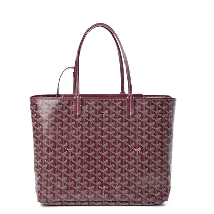 Goyard Goyardine Isabelle Tote Burgundy 3 of 12