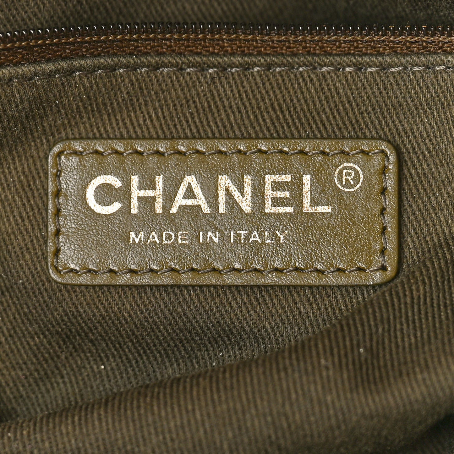 Straw Raffia Calfskin Striped Medium Deauville Tote Khaki Beige Navy Blue