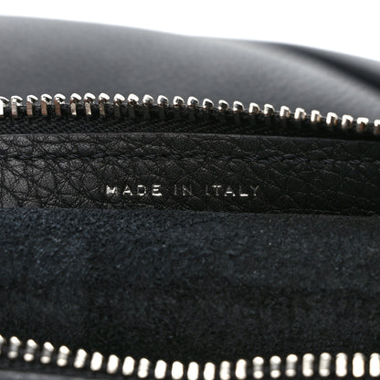 The Row Grained Calfskin Small Slouchy Banana Bag Black 7 of 10