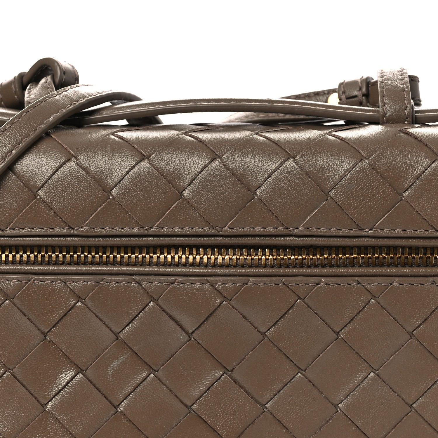 Bottega Veneta Calfskin Intrecciato Bang Bang Vanity Case Pinecone 8 of 11