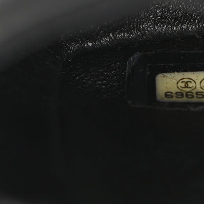 Chanel Lambskin East West Chocolate Bar Flap Black 8 of 10