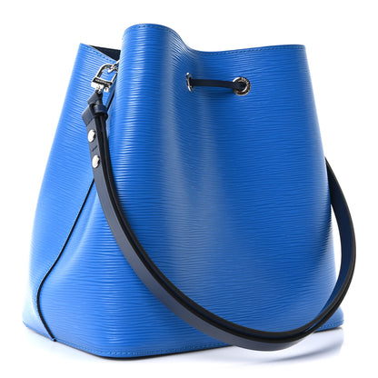 Louis Vuitton Epi Neonoe MM Lazuli Navy 3 of 10