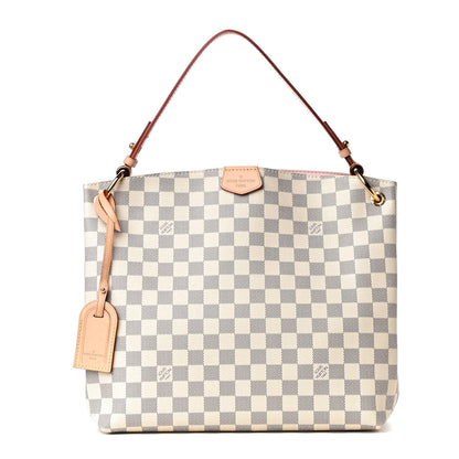 Louis Vuitton Damier Azur Graceful PM Rose Ballerine 1 of 4