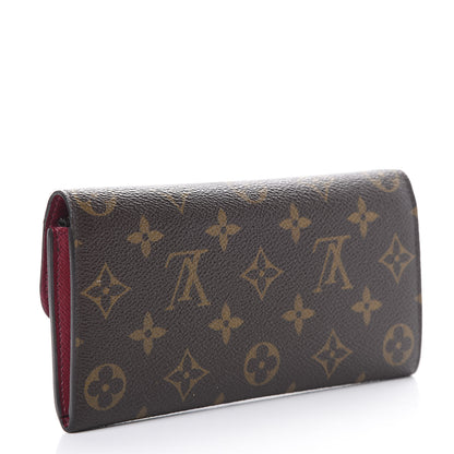 Louis Vuitton Monogram Emilie Wallet Fuchsia 2 of 12