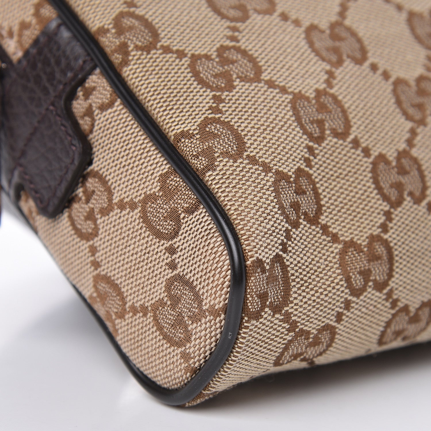 Gucci Monogram Belt Bag Dark Brown 8 of 10