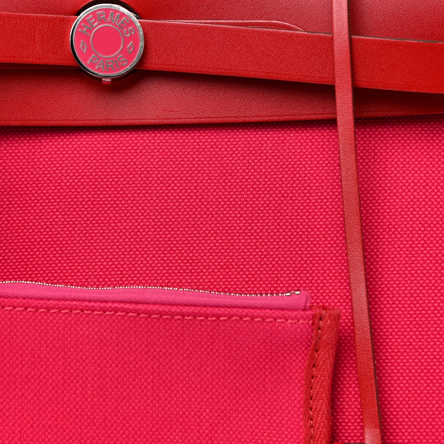 Toile Militaire Vache Hunter Laque Herbag Zip Retourne 31 PM Rose Mexico Rouge Piment