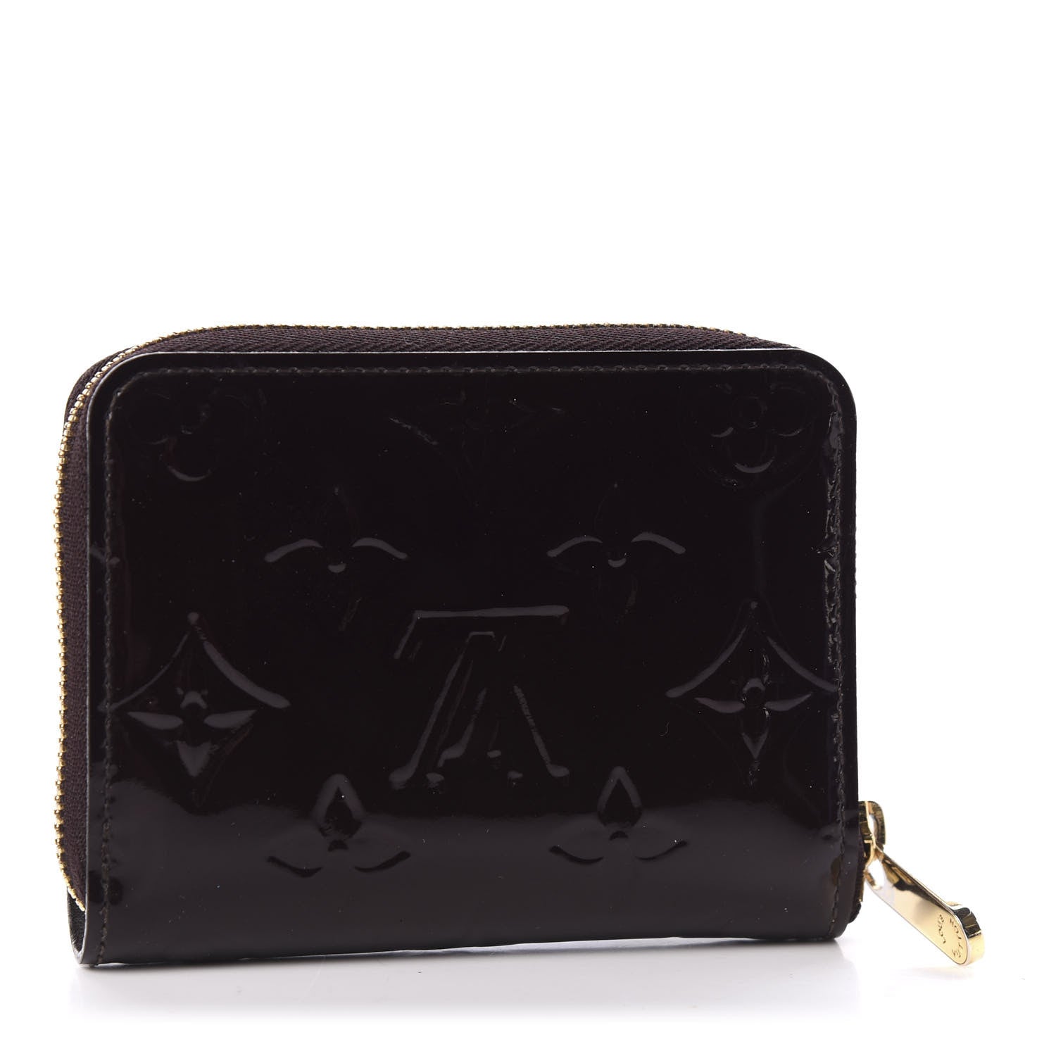 Louis Vuitton Vernis Zippy Coin Purse Wallet Amarante 2 of 10