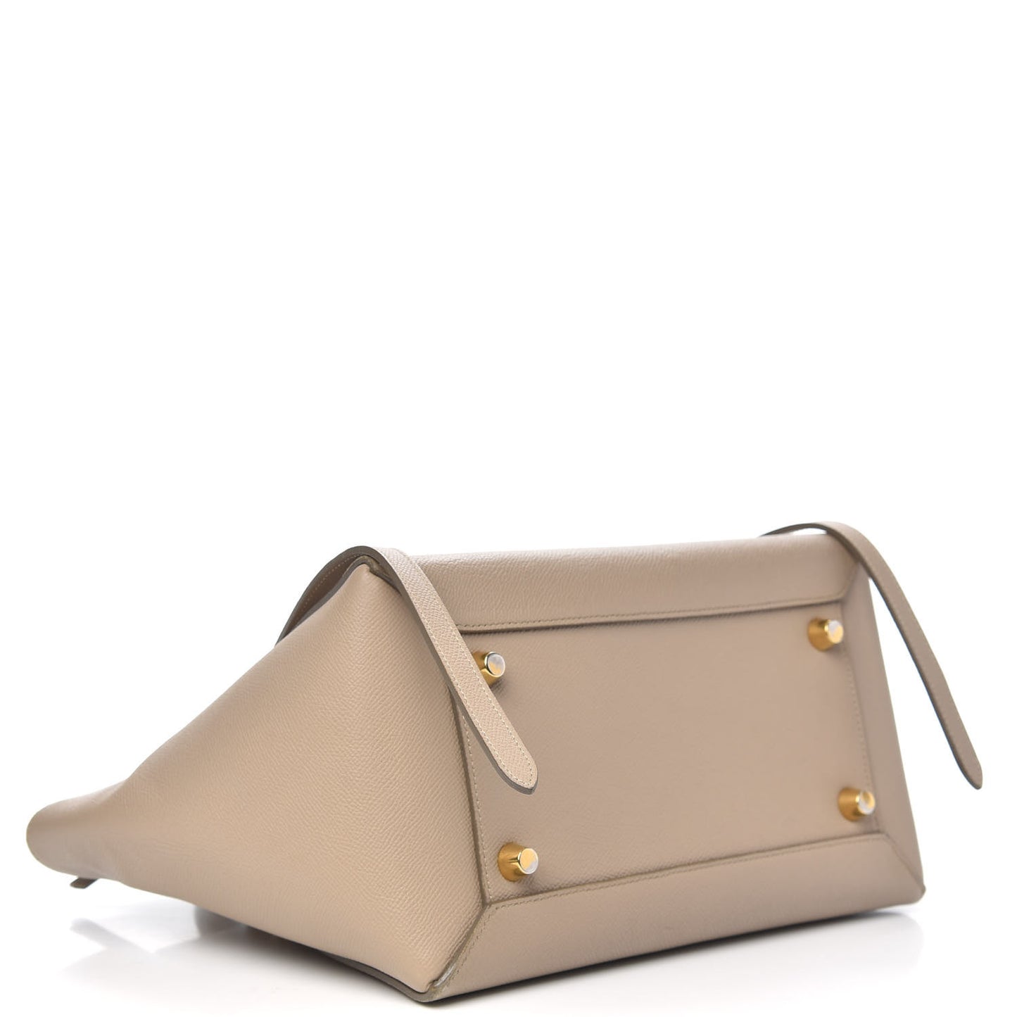 Grained Calfskin Mini Belt Bag Light Taupe