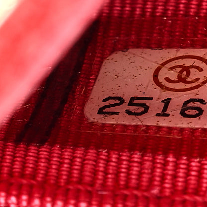 Chanel Caviar Chevron Ancient Greek Charms Quilted Wallet On Chain WOC Red 7 of 9