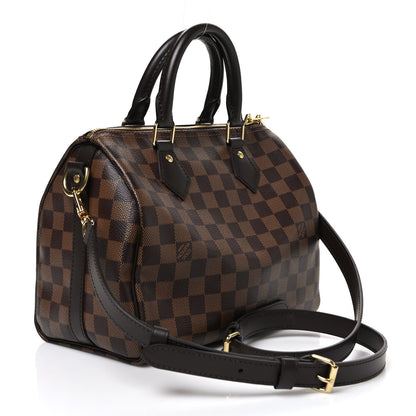 Louis Vuitton Damier Ebene Speedy Bandouliere 25 3 of 9